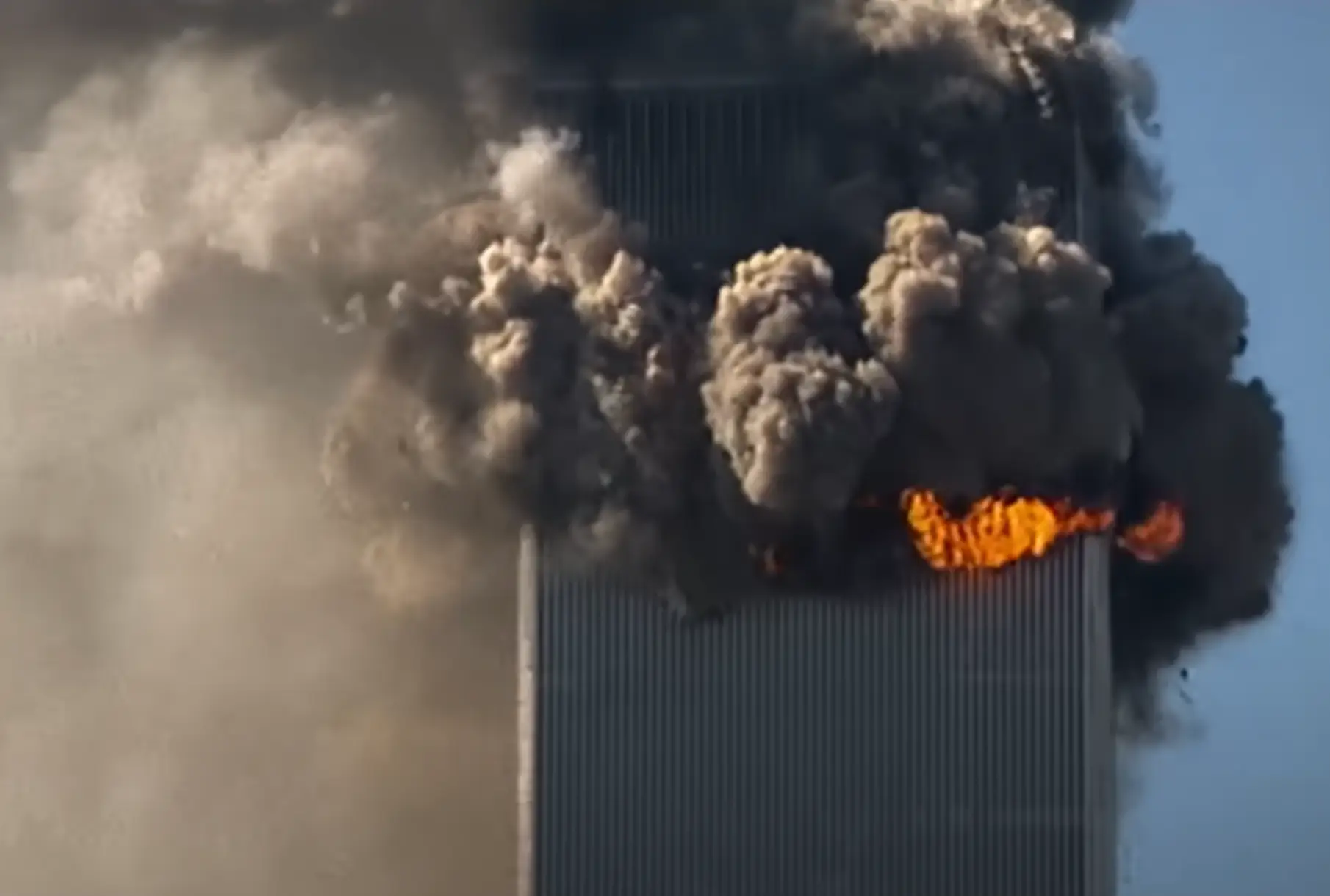 Bin Laden became world famous after becoming the face of al-Qaeda taking responsibility for 9/11 (Netflix)