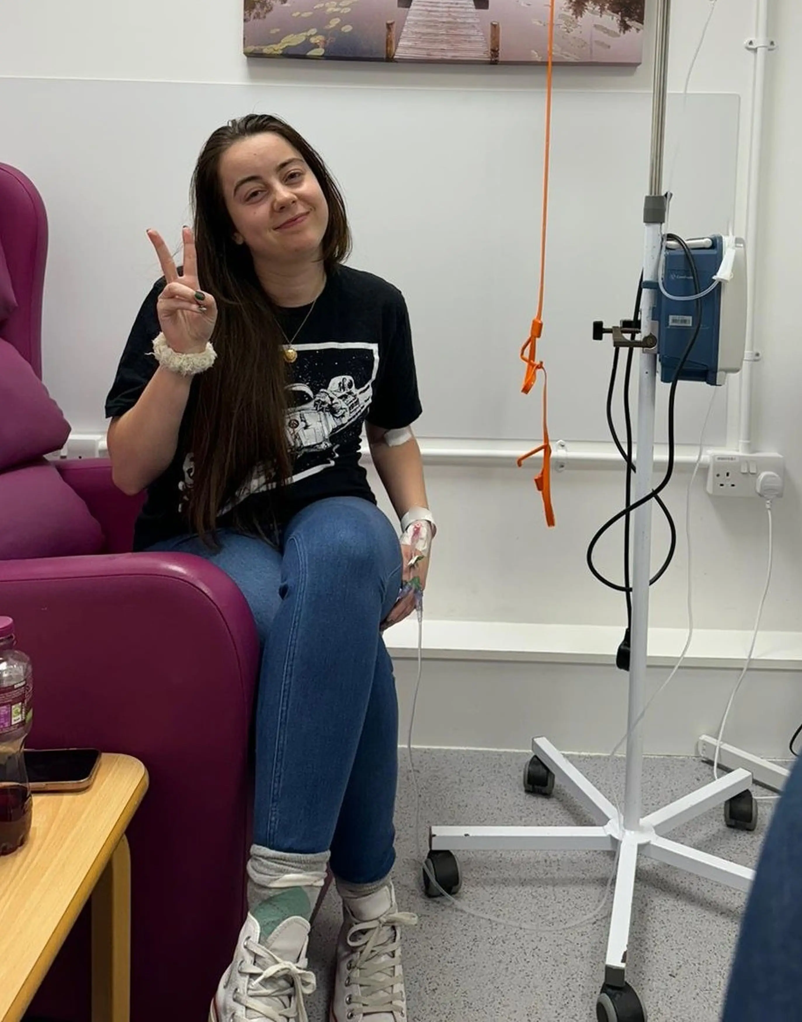 However a blood test would reveal increased levels of prolactin, with an MRI confirming a tumour in her brain (Kennedy)