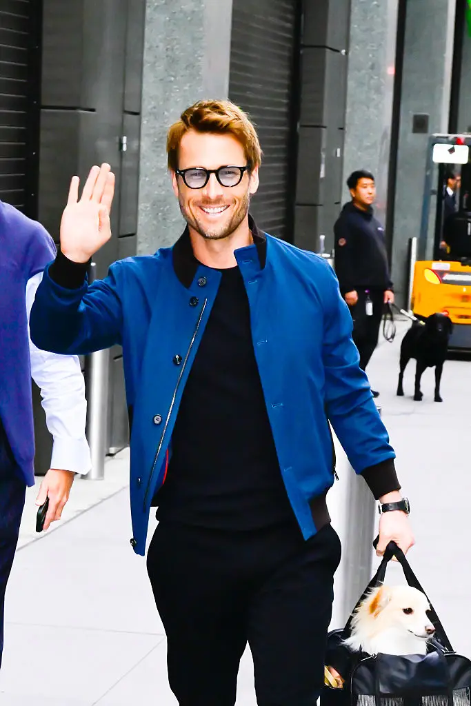 Hollywood stars like Glenn Powell have been spotted with tinted glasses at all times of the day (Raymond Hall/GC Images)