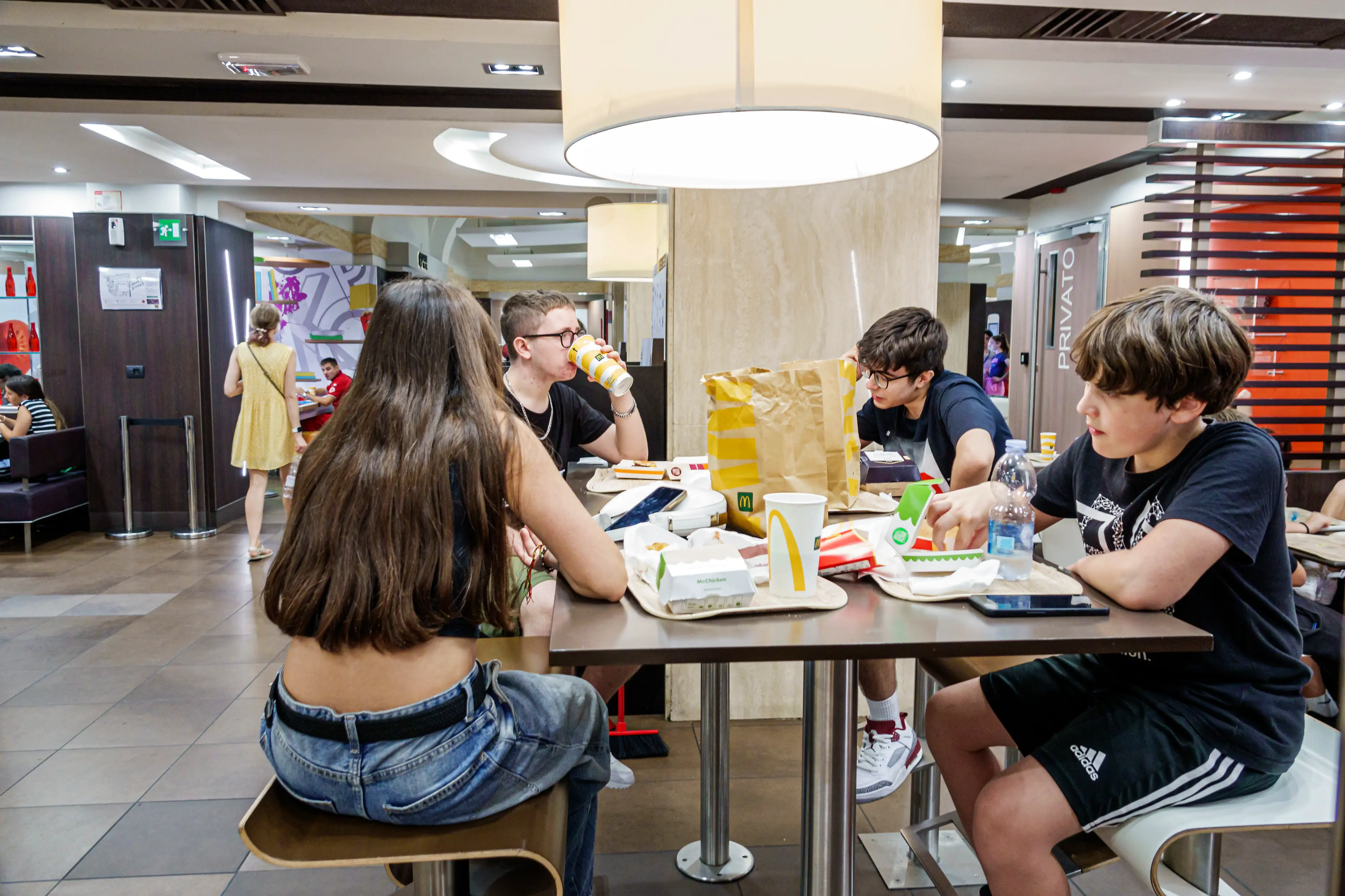 Under-16s are forbidden from entering the 'business/quiet area' between Monday and Friday (Jeffrey Greenberg/Universal Images Group via Getty Images)