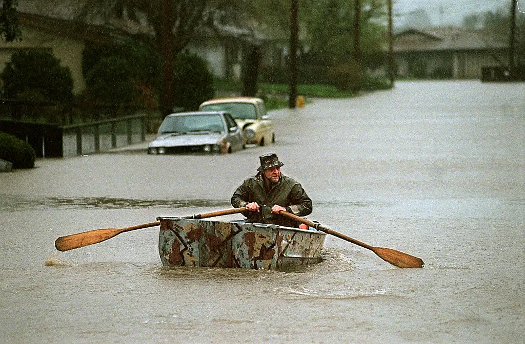 The 1998 El Niño caused flooding in California (Scott Manchester/Sygma/Sygma via Getty Images)