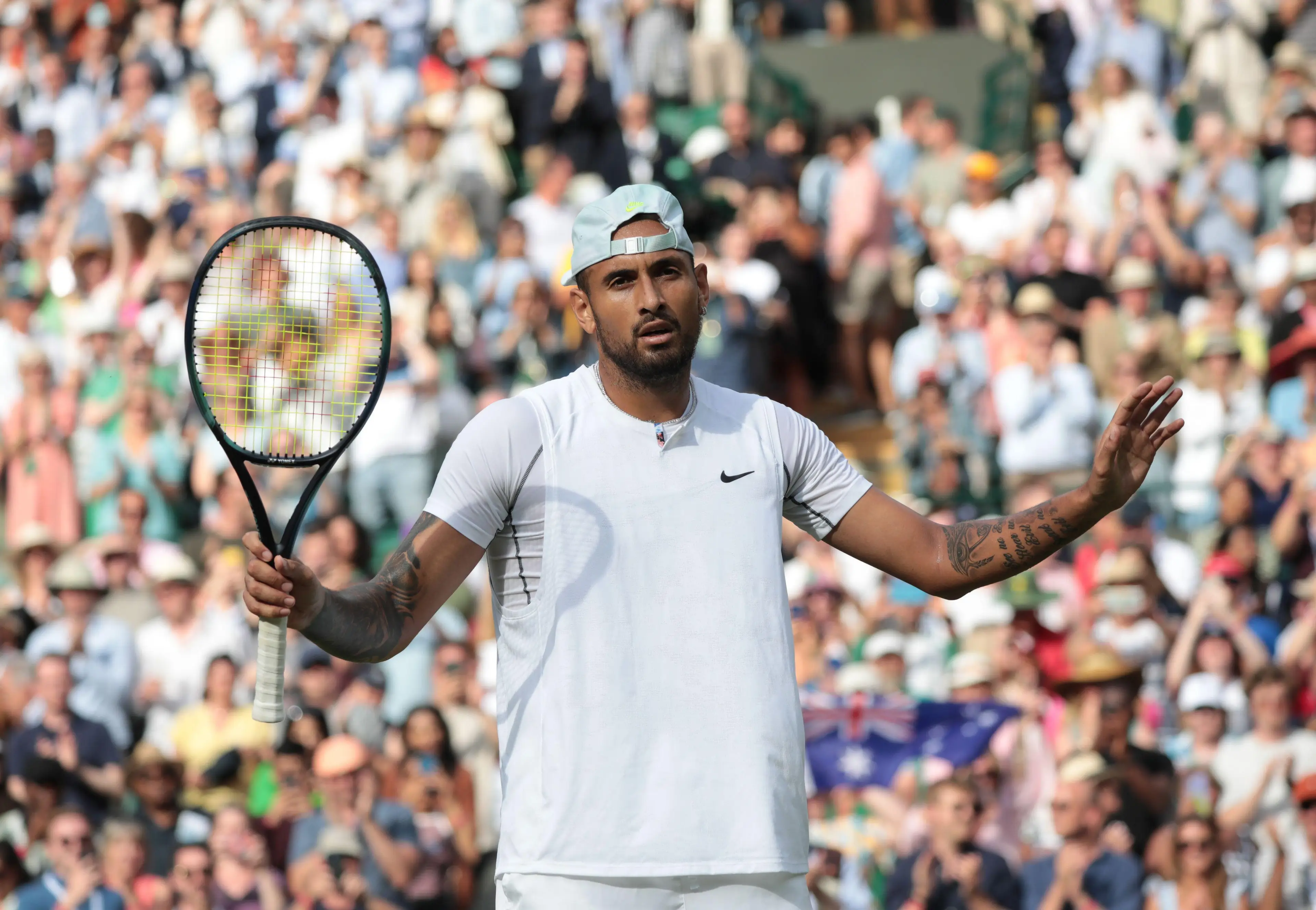 Kyrgios hopes to beat Novak Djokovic for a maiden Grand Slam.