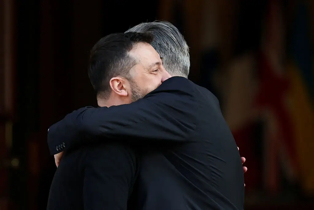 Kier Starmer has been vocal in his support for the Ukrainian leader (Toby Melville - WPA Pool/Getty Images)