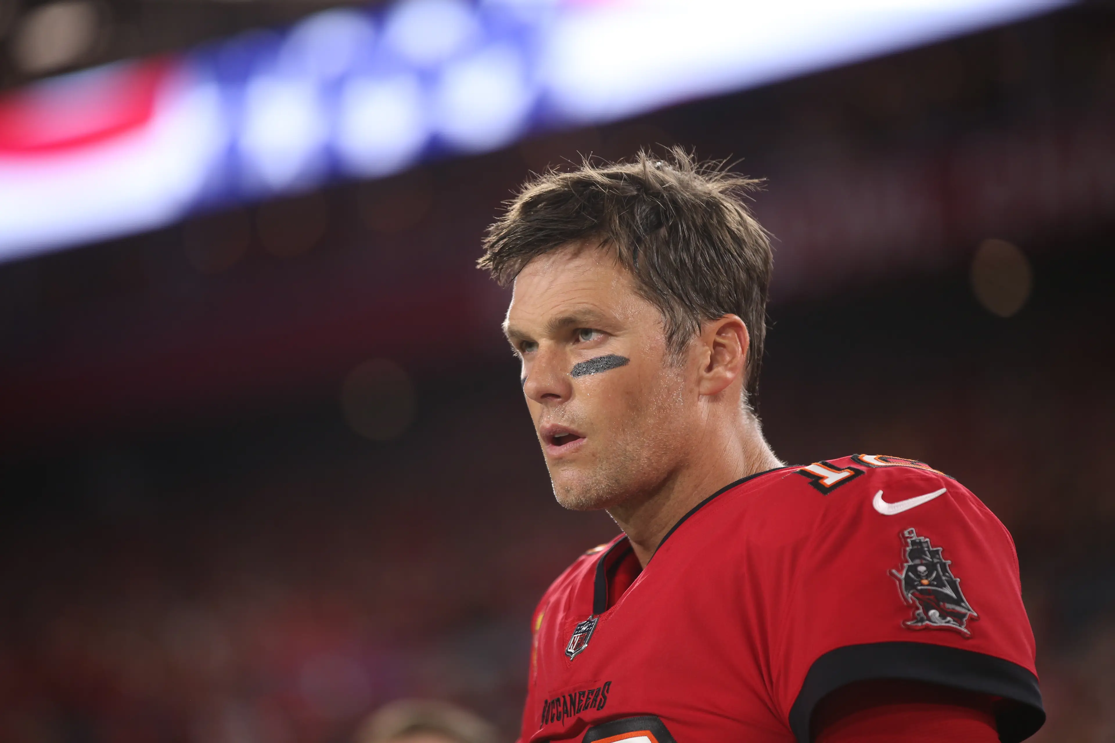 Brady during his years with the Tampa Bay Buccaneers.