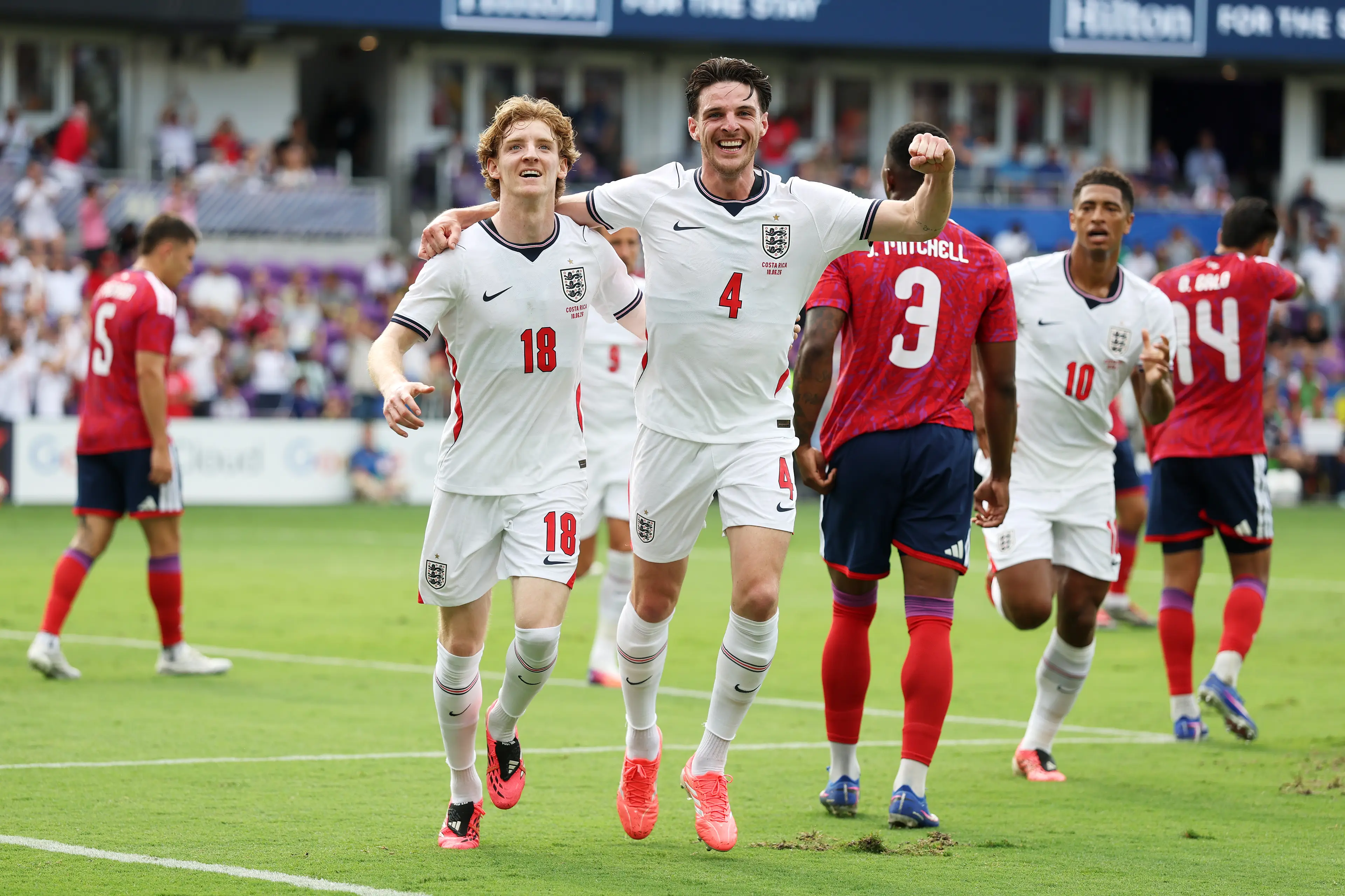 Declan Rice scored in the ninth minute (Richard Pelham/Getty Images)