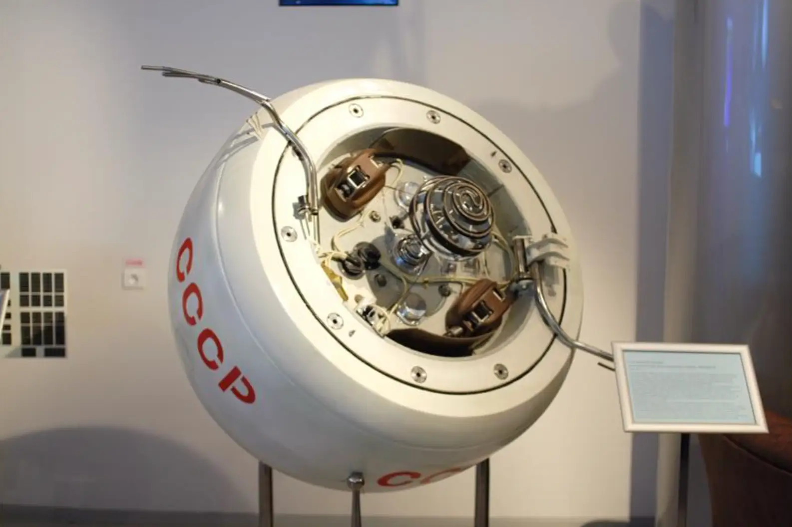 Venera-4 model similar to the Kosmos 482 that was launched in the early 1970s and will come crashing down to Earth on Saturday 10 May (ESA)