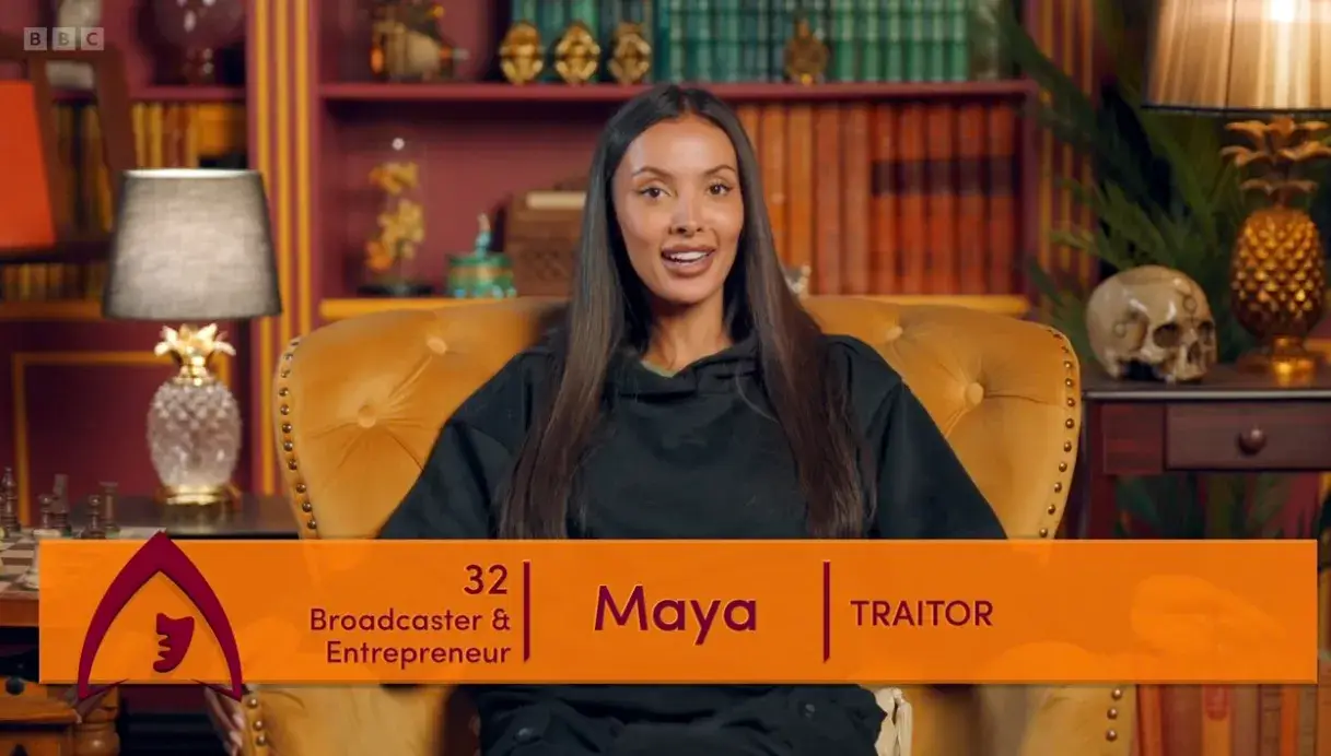 Maya Jama has hit back at one viewer who branded her a 'cow' (BBC)
