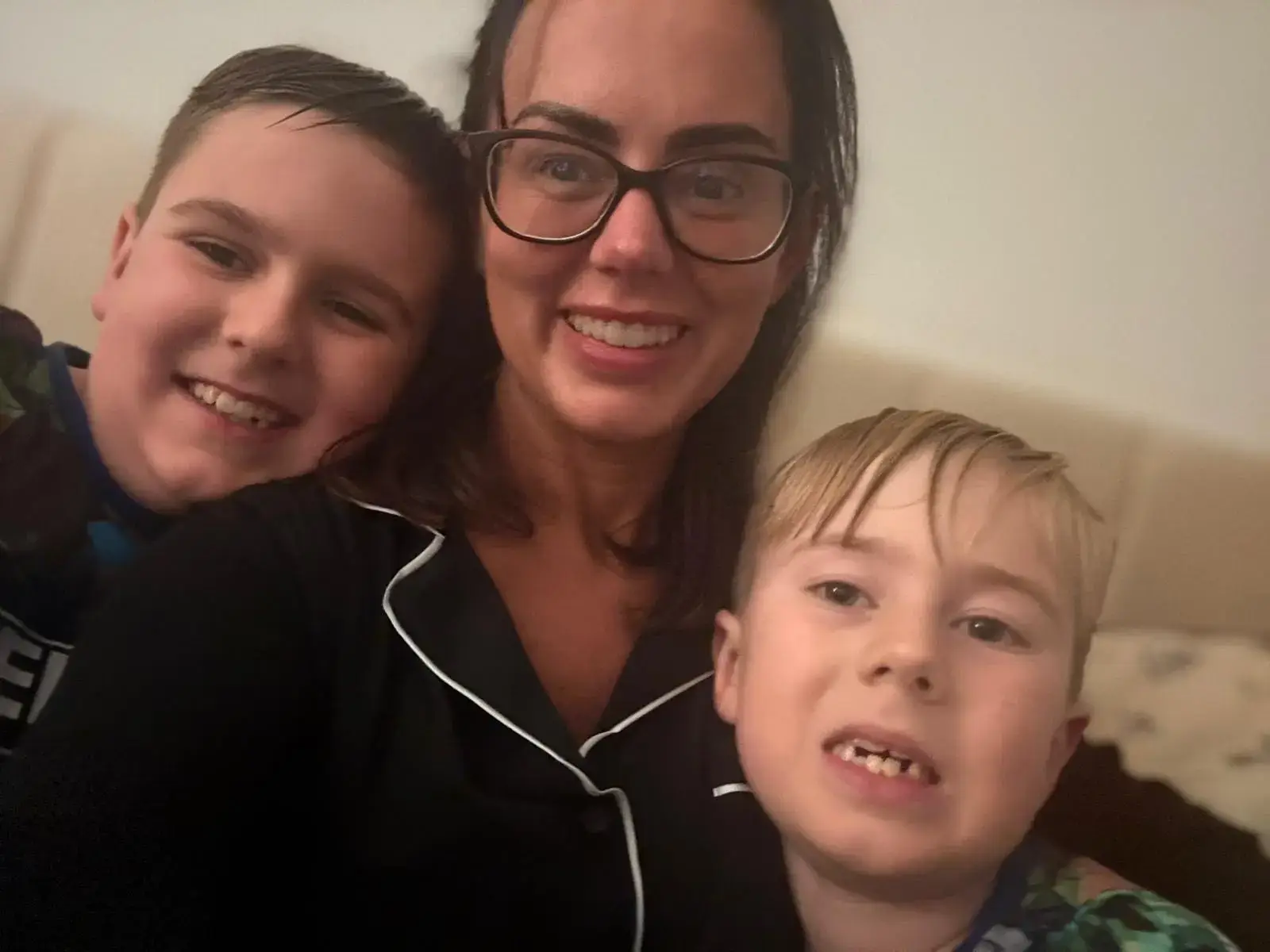 Claire insisted her husband took the kids. (MEN Media)