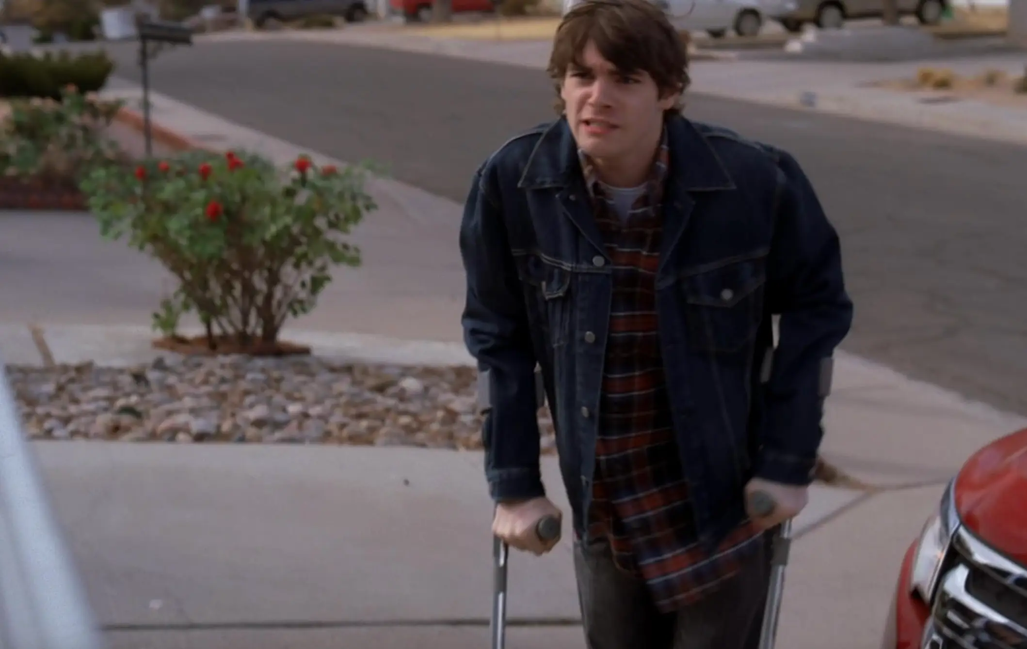 Mitte suffered from cerebral palsy in real life, but it wasn't as severe as portrayed in the show (AMC)