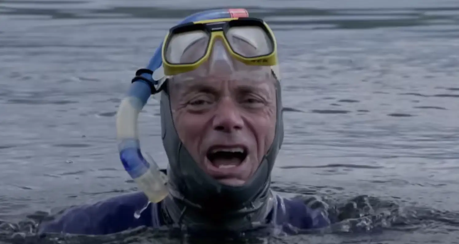 It's really flipping dark down there.