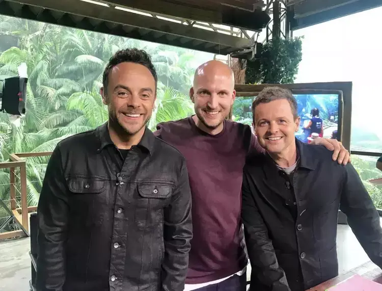 Andy Milligan writes a lot of the funny material Ant and Dec perform, though he says they 'improve it and make it better' (ITV)