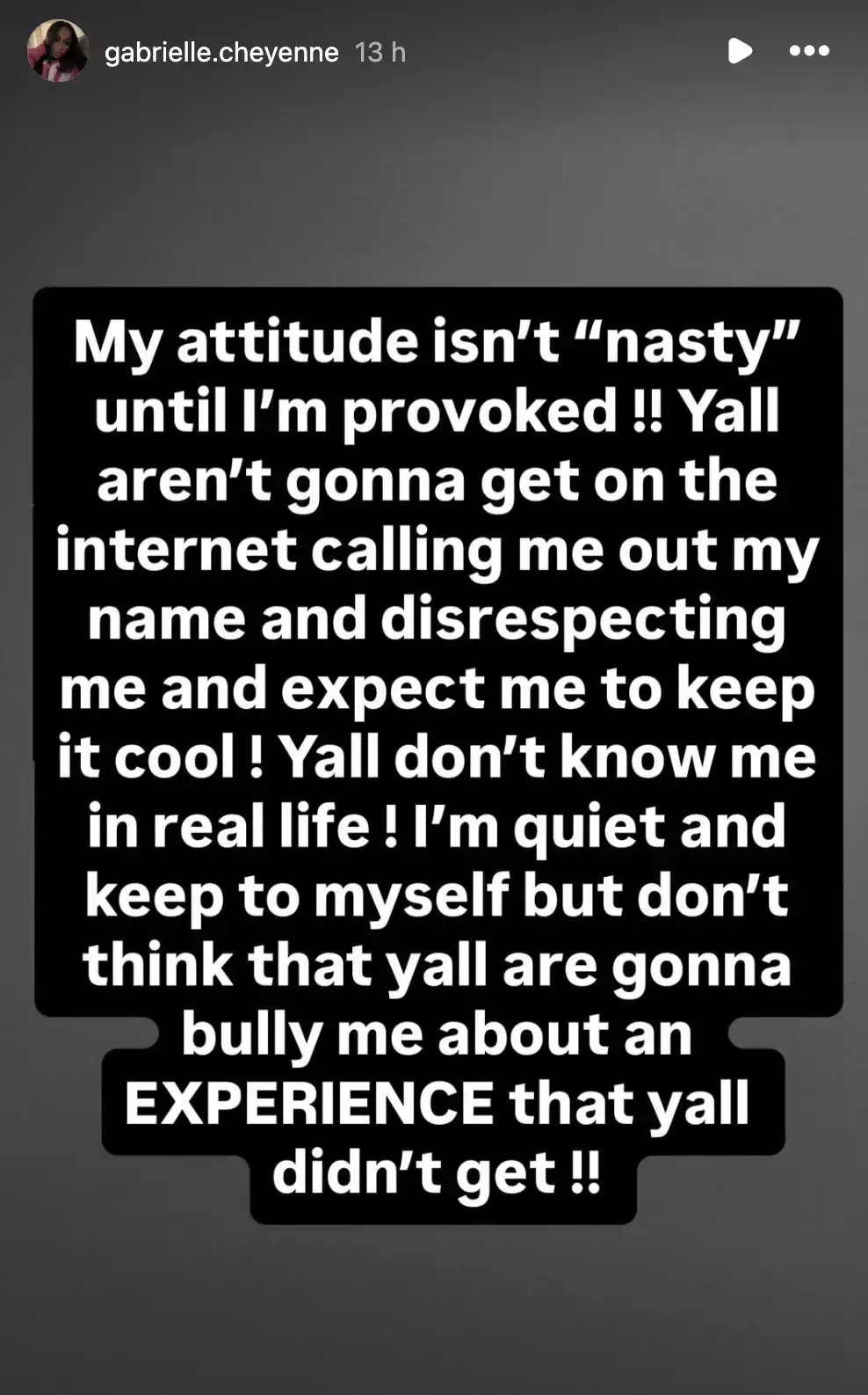 The fan has hit back at the online backlash (Instagram)