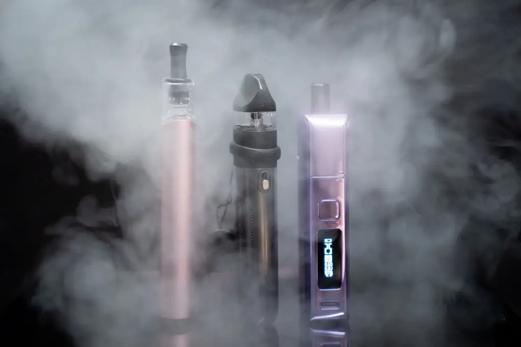 Around a quarter of 11 to 15-year-olds vape, despite health advice against it (Nikos Pekiaridis/NurPhoto via Getty Images)