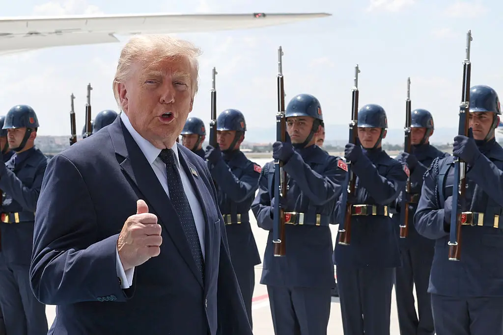 Trump Attends NATO Summit In Ankara, Turkey (SAUL LOEB / AFP via Getty Images)