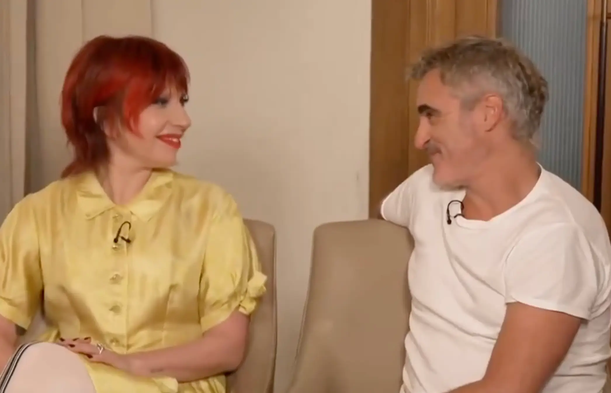 Fans think this was a knowing look between the pair (GMB)