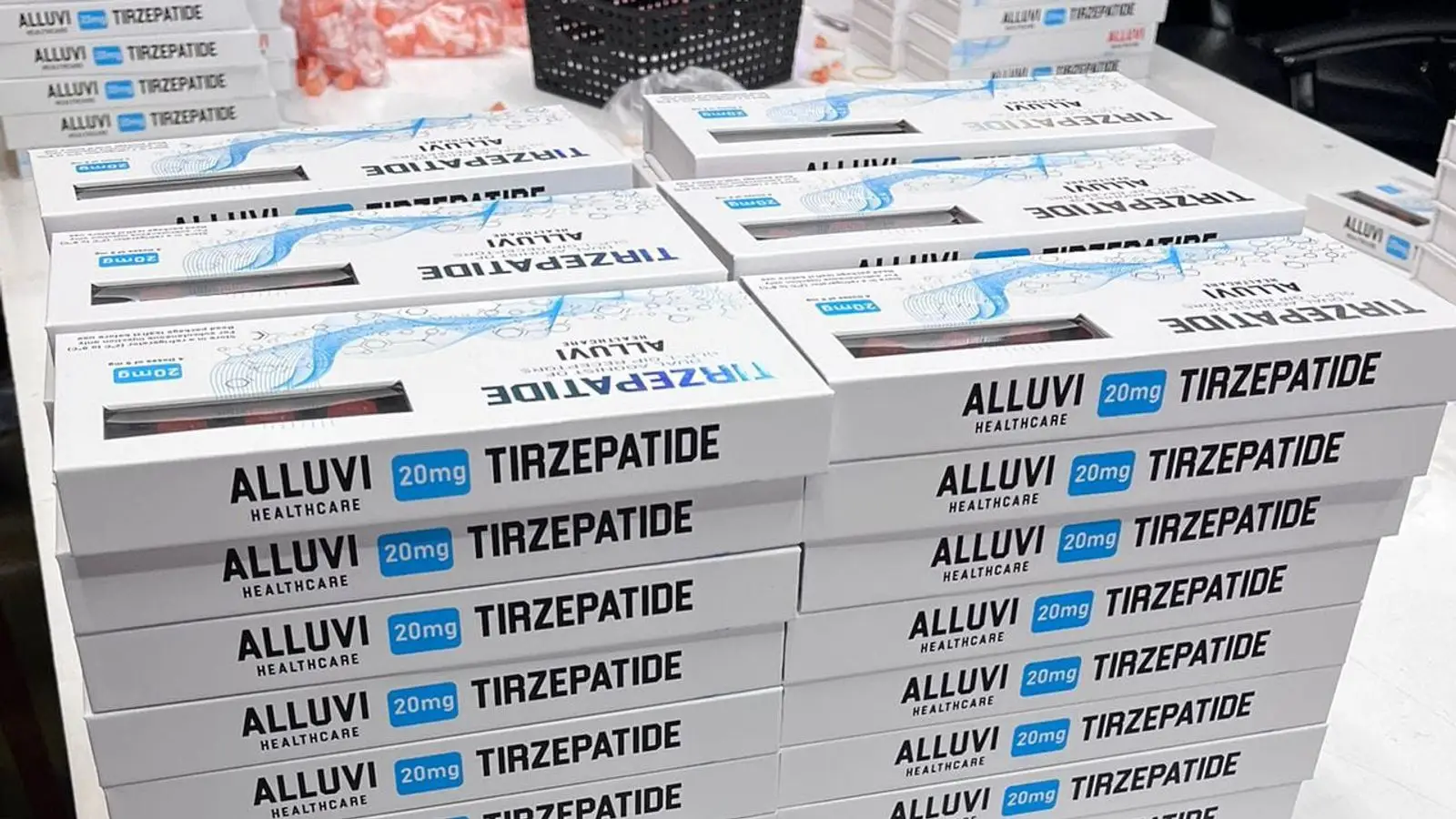 More than 2,000 unlicensed retatrutide and tirzepatide pens worth more than £250,000 were seized (MHRA)