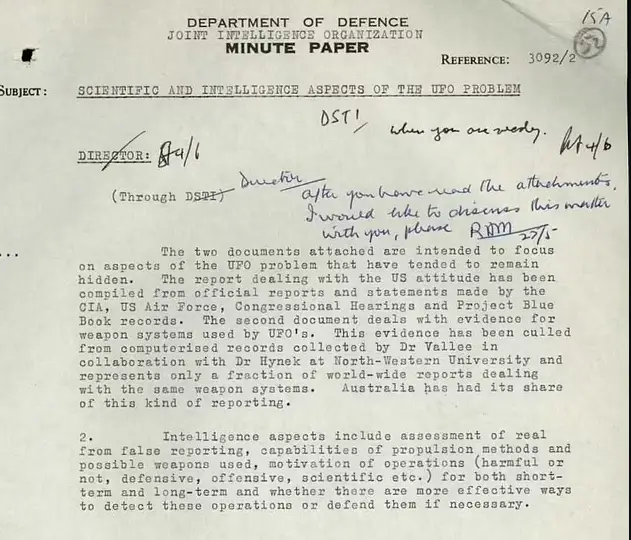 The documents were released via the Australian National archives (National Archives)