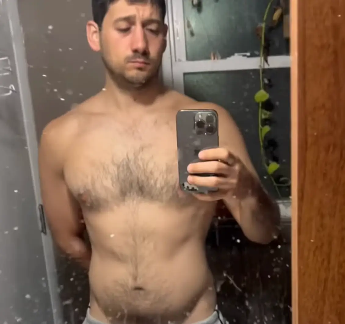 He shared a picture before he started the month (YouTube/Coach_jay_yousef)