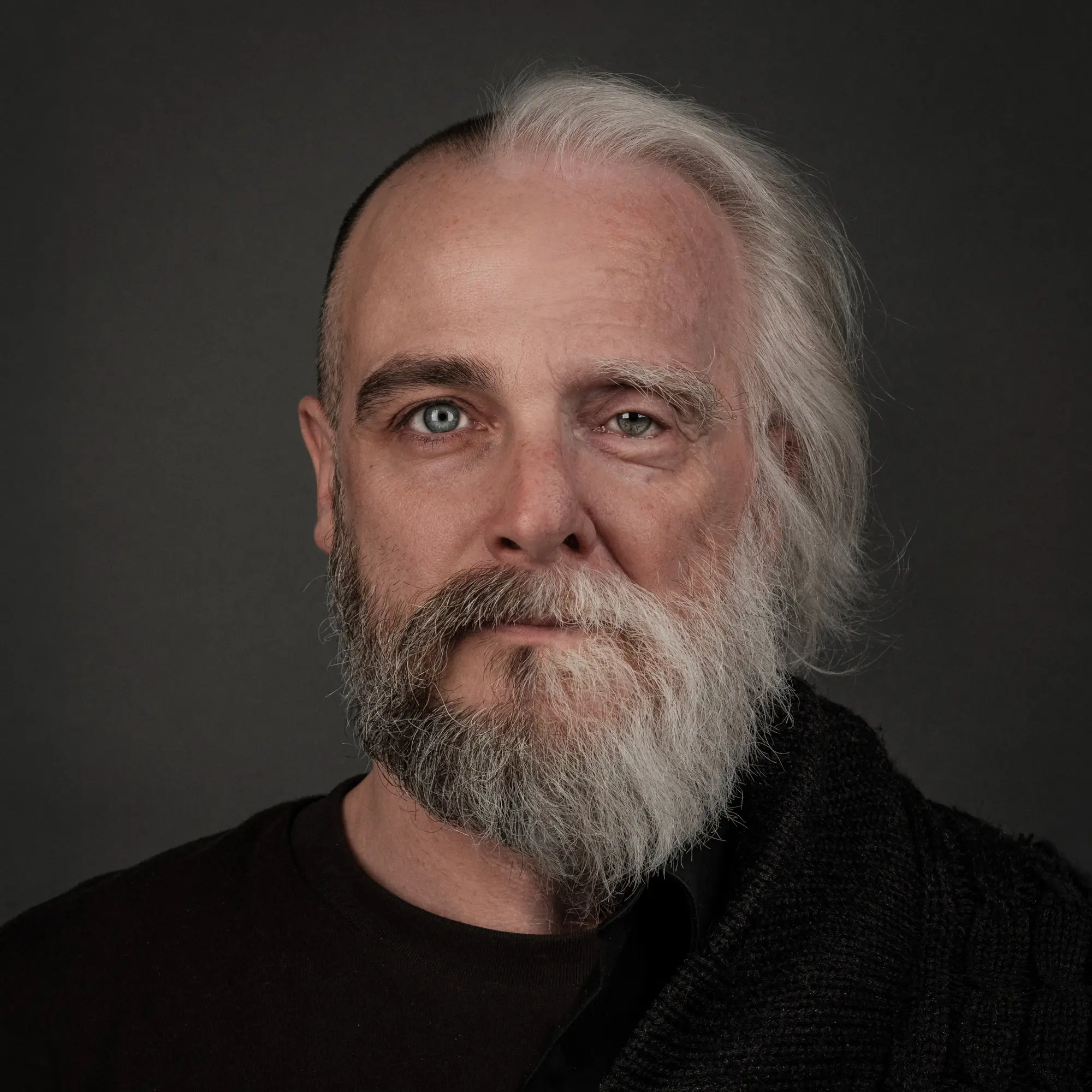Ulric said the picture he made of himself and his father was 'precious' to him (Ulric Collette Genetic Portraits)