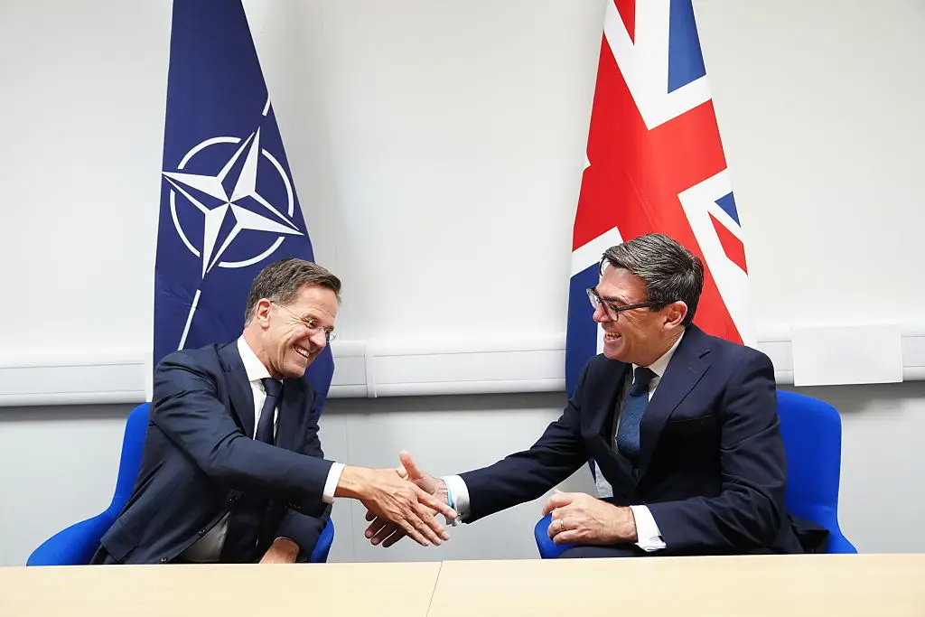 Britain is not at war with Russia, but as a NATO member if the Russians attack an ally they could be called in (Stefan Rousseau - WPA Pool/Getty Images)