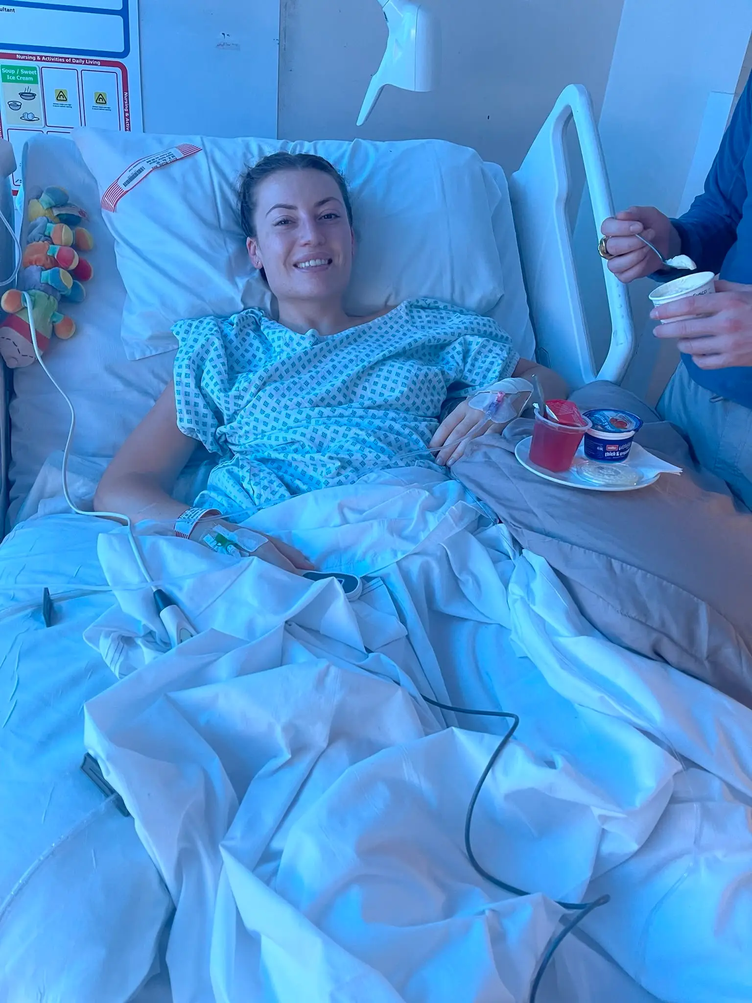 Essex woman Liv McCaul started taking ketamine after her mouth was 'shattered' from a kick by a horse (SWNS)