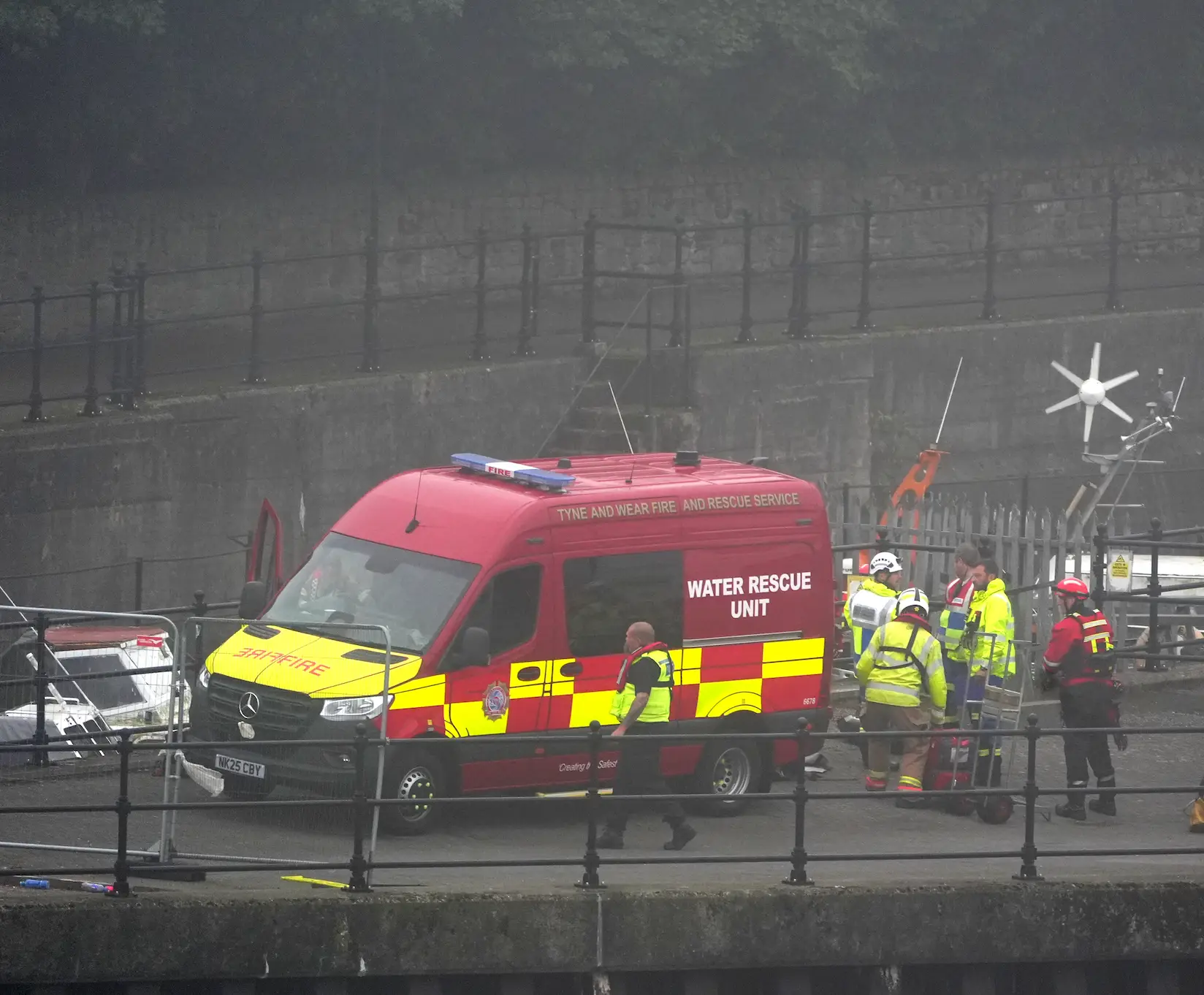Three teens have died after a car entered the water in Sunderland (Owen Humphreys/PA Wire)