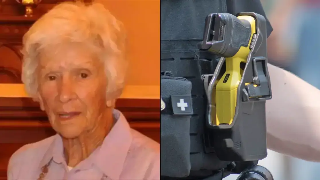 Police officer who tasered 95-year-old gran with dementia twice claims he wanted to avoid ‘violent confrontation’