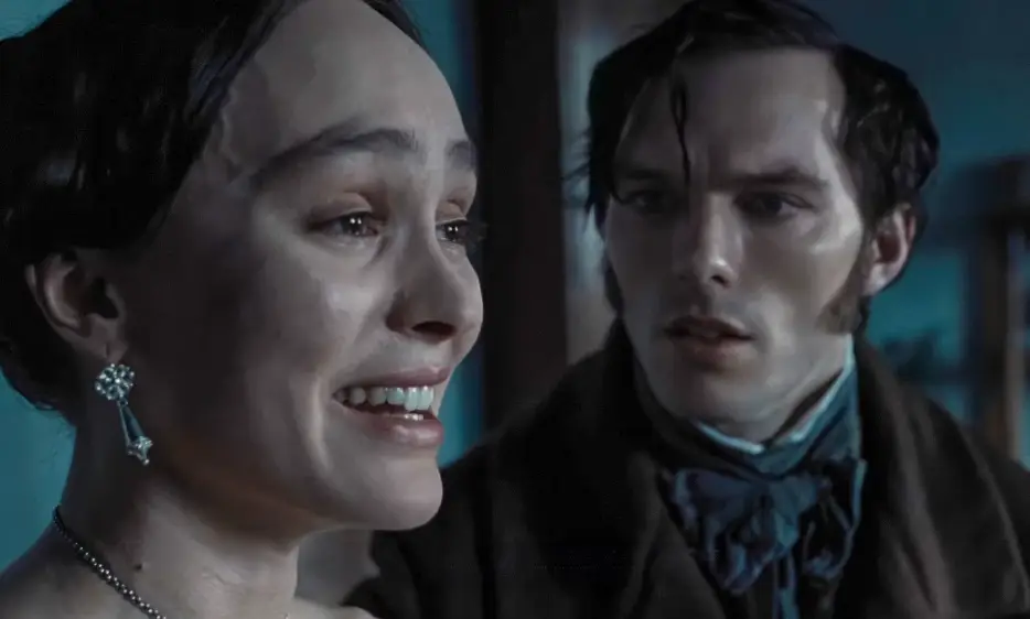 Lily-Rose Depp and Nicholas Hoult in Nosferatu (Focus Features)