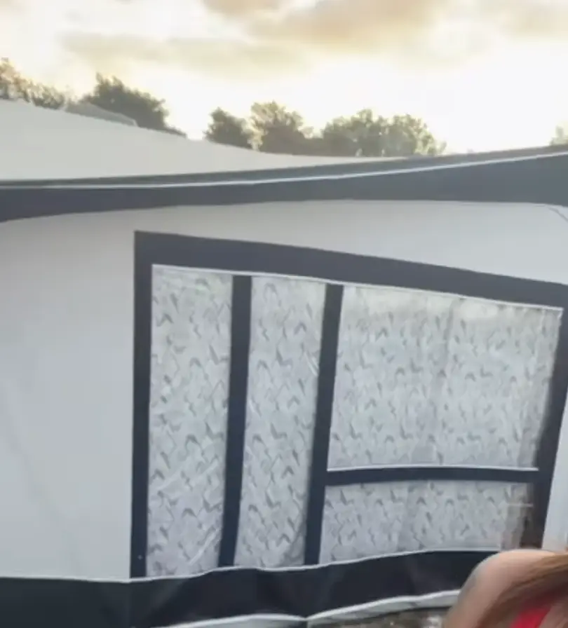 She showed off her caravan, which she still has (terriann_nunns/Instagram)