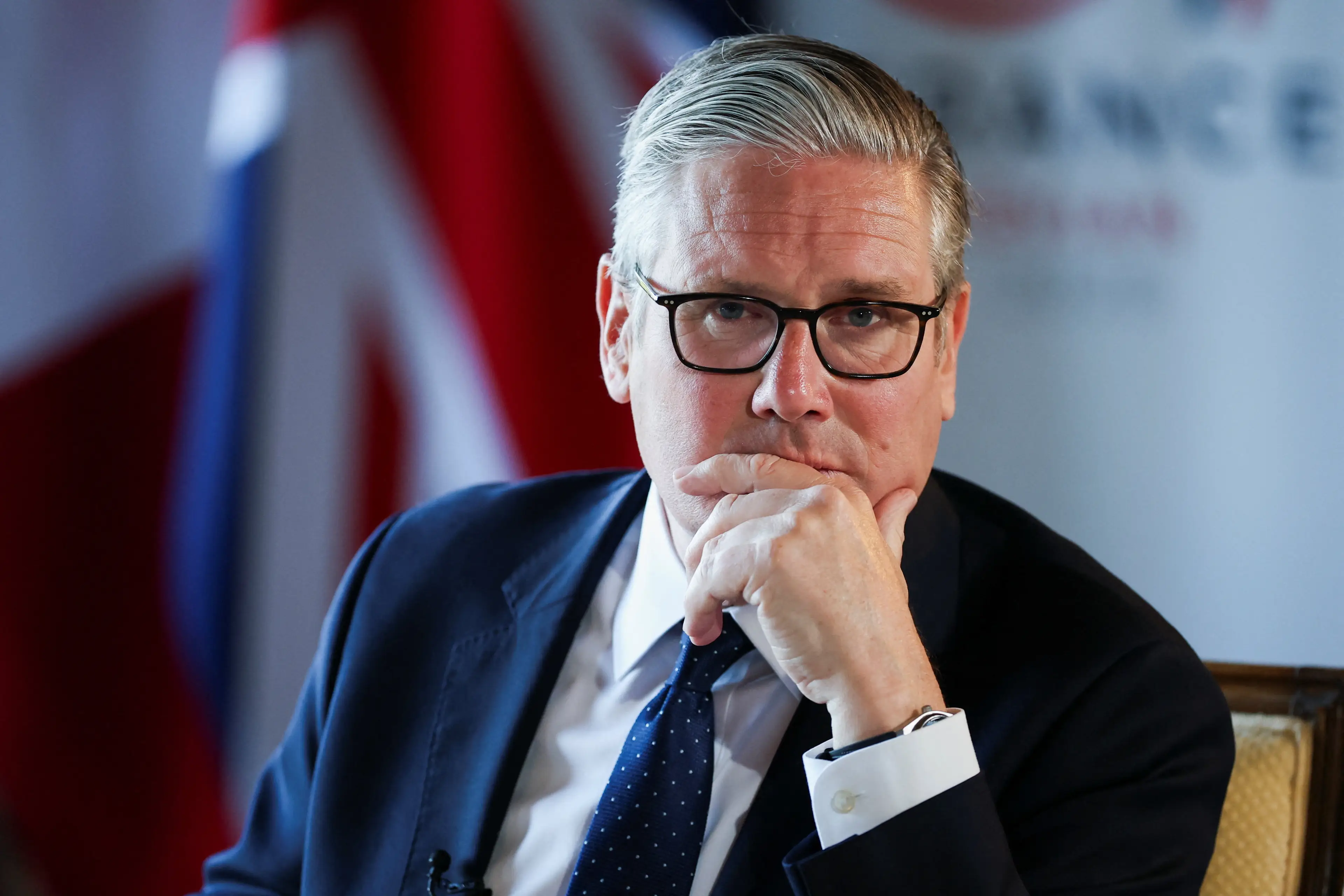 Starmer said they were 'turning the page' (Isabel Infantes - WPA Pool/Getty Images)