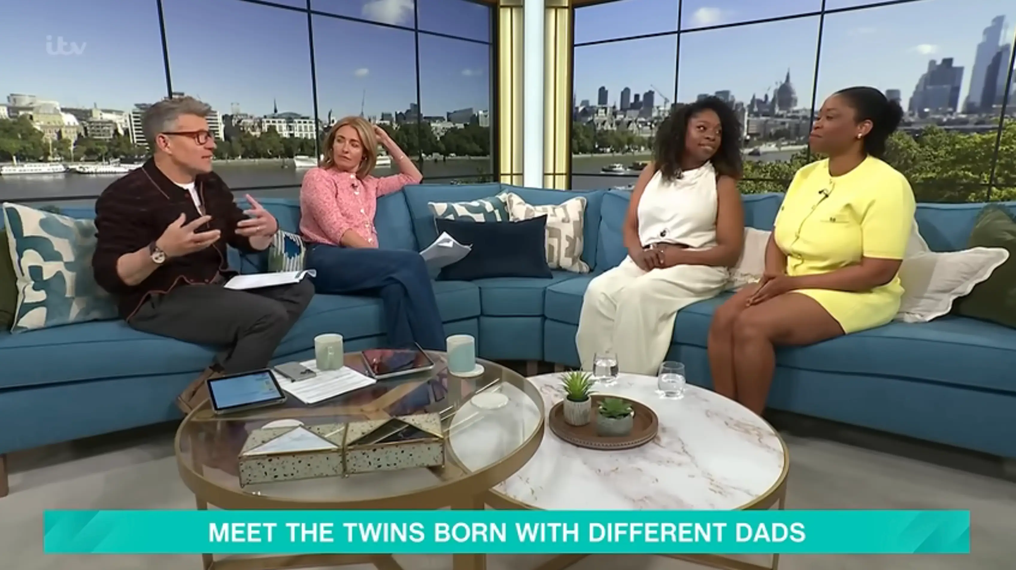 Michelle and Lavinia Osbourne discussed their familial revelations on This Morning (ITV)