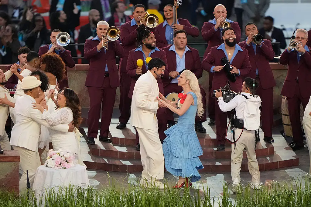 Bad Bunny is headlining Tottenham Hotspur Stadium this summer (Thearon W. Henderson/Getty Images)