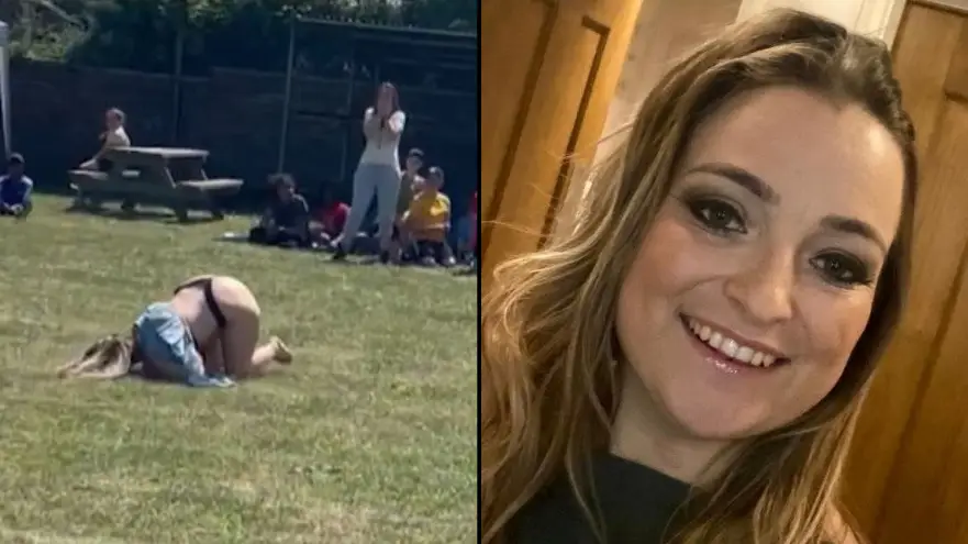 Mum Who Fell Over At Daughters' Sports Day And Mooned Entire Crowd Speaks Out