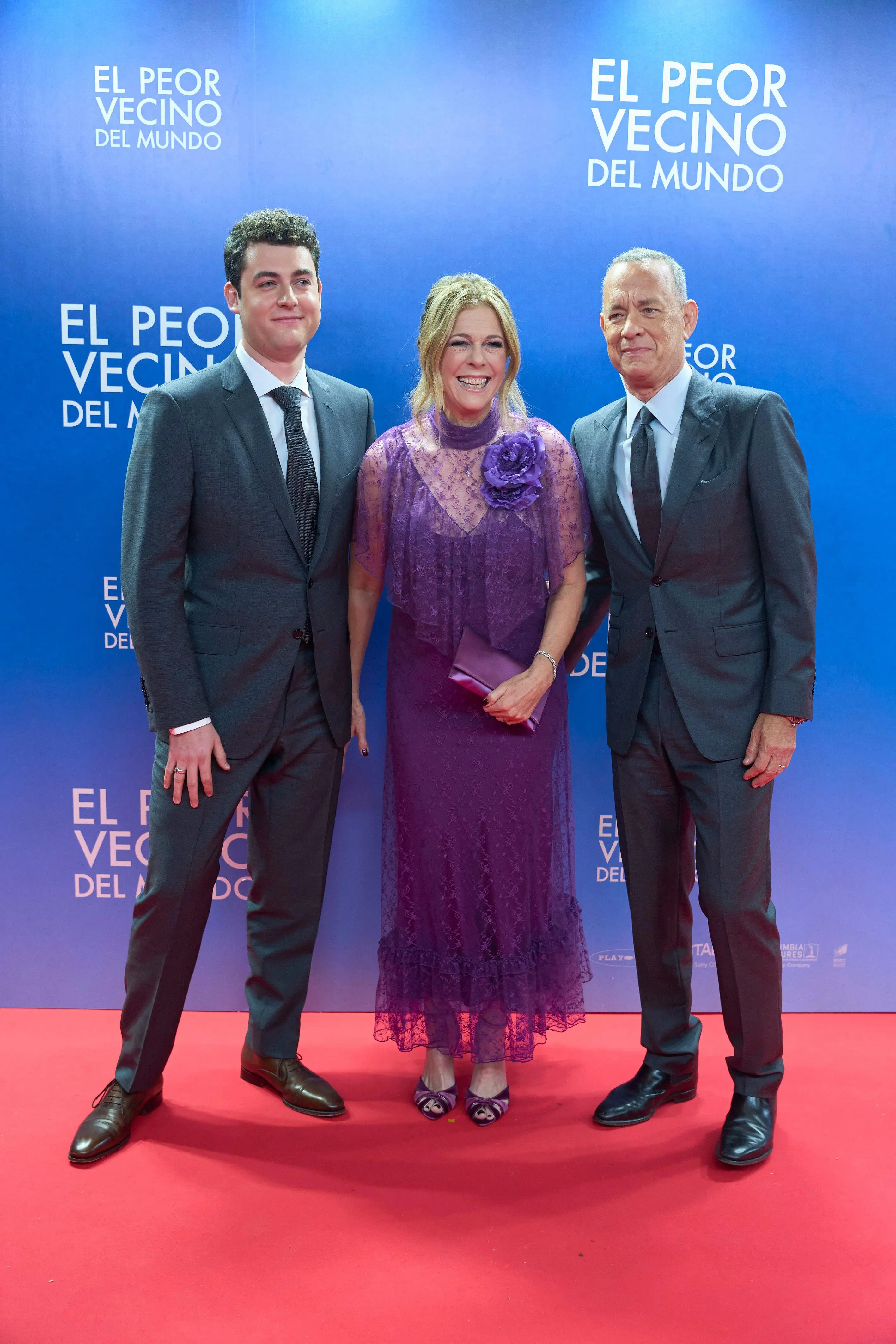 The trio have been seen on red carpets in recent weeks promoting the new film.