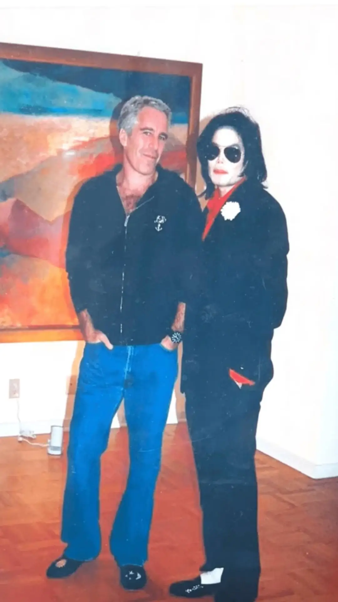 Michael Jackson was pictured in the files (DoJ)