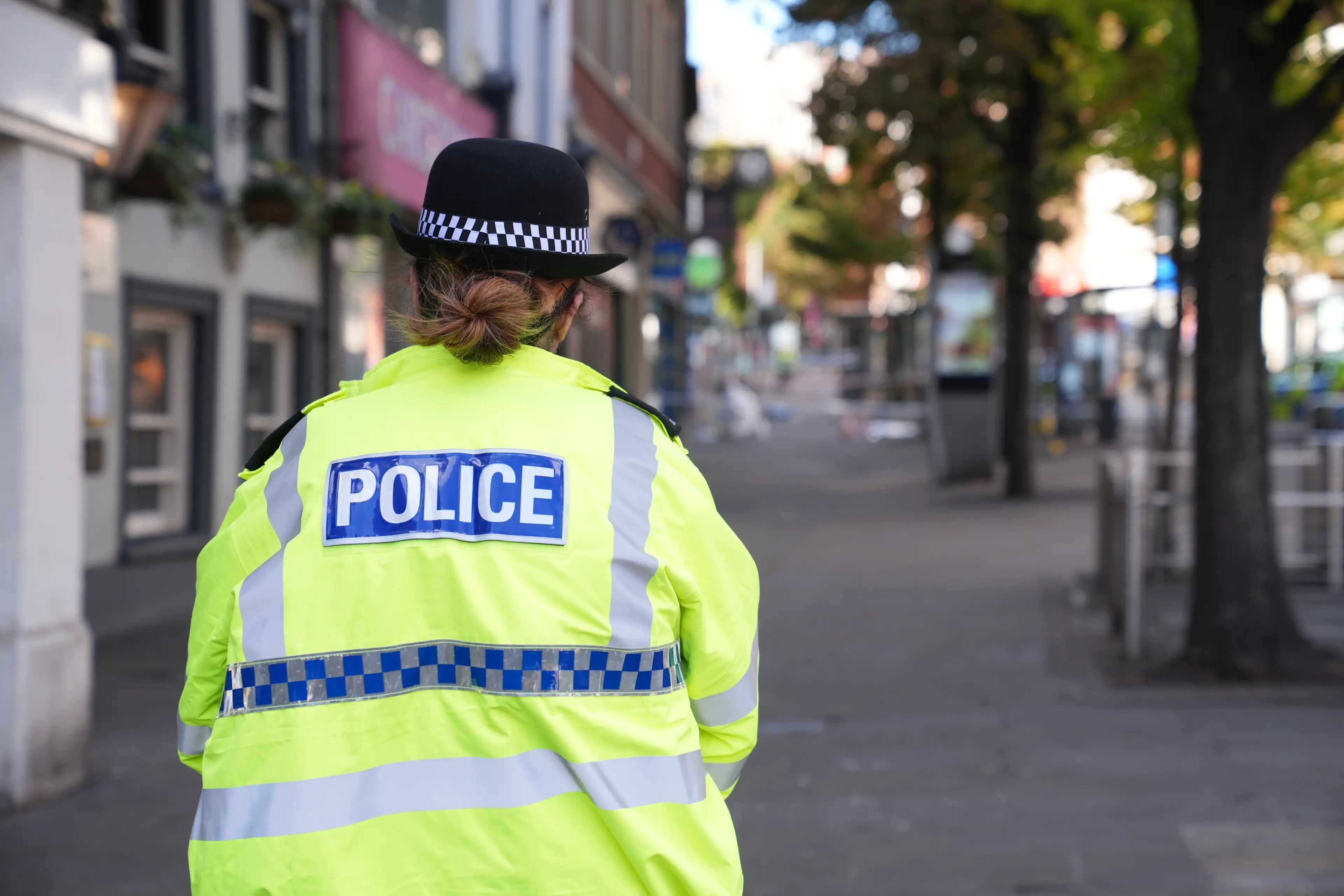 An officer was shot in Nottingham city centre (Joe Giddens/the Press Association)