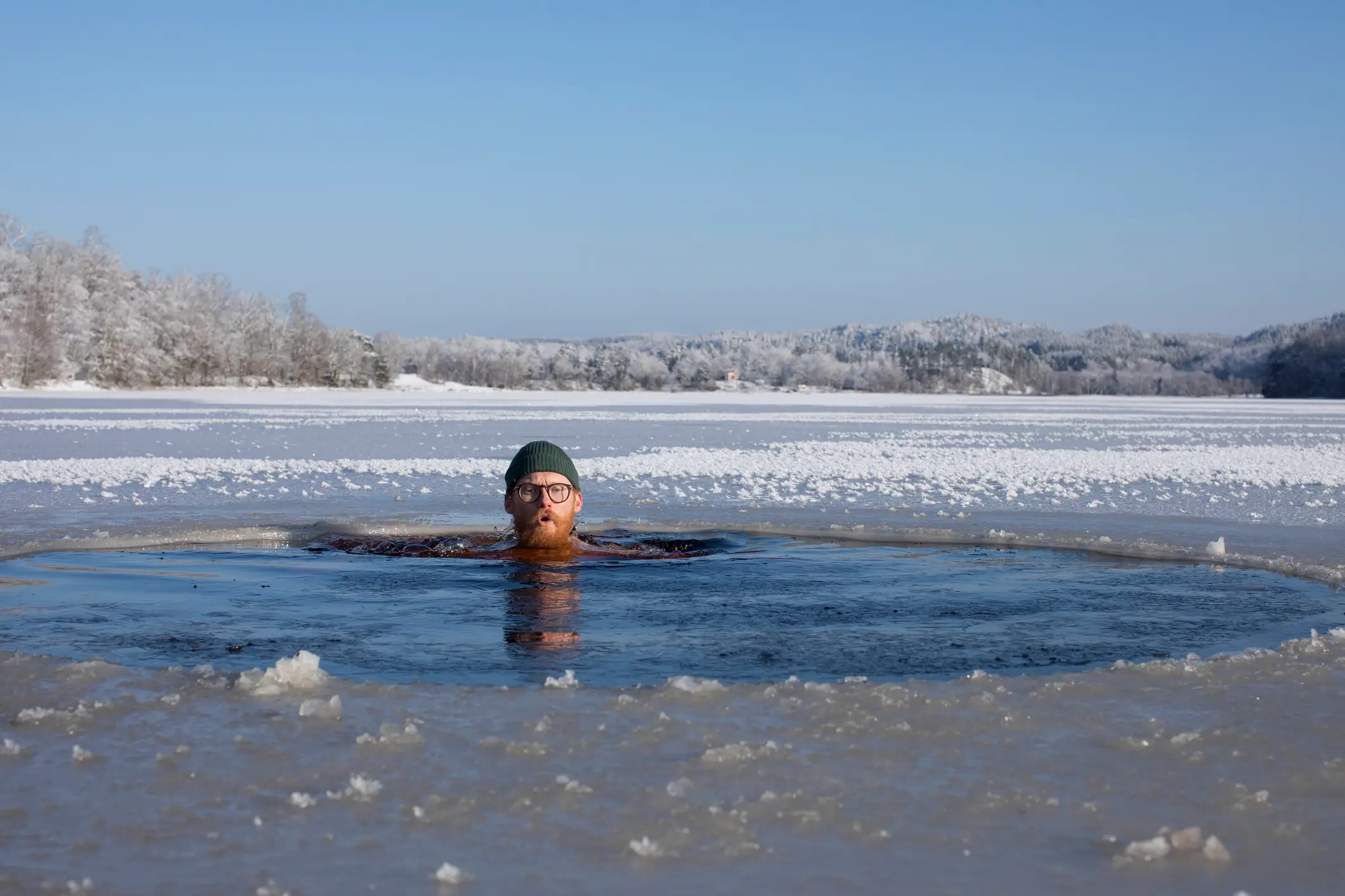 Swimming on your own in colder waters may not be the best choice (Getty Stock Photo)