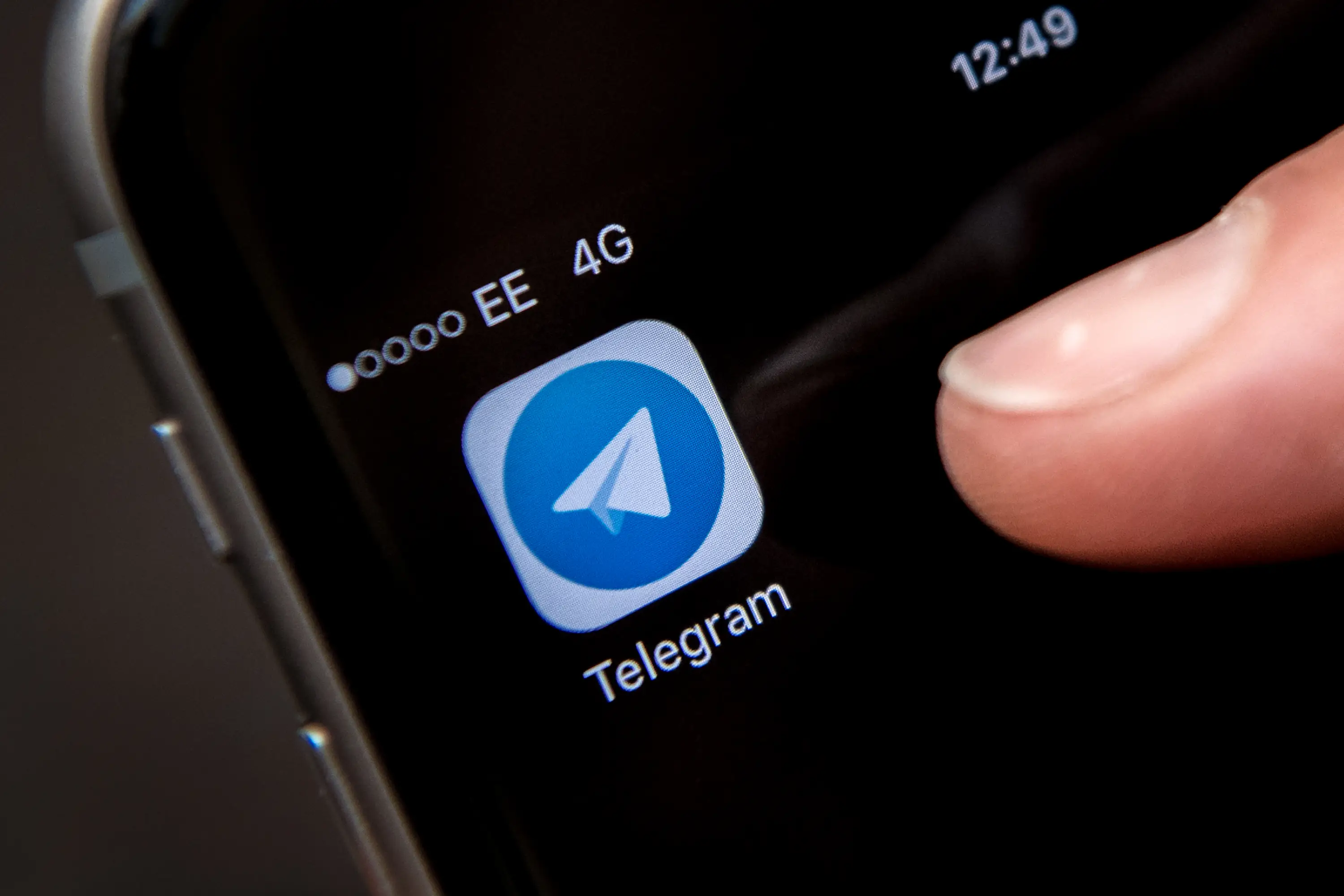 People find these voyeurism sites via apps such as Telegram (Carl Court/Getty Images)