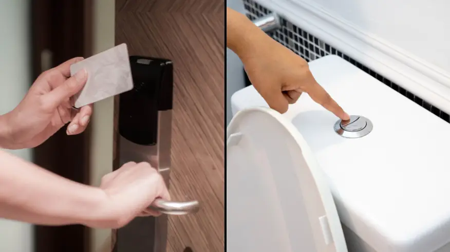 Hotel employee issues warning to always flush the toilet when you first arrive