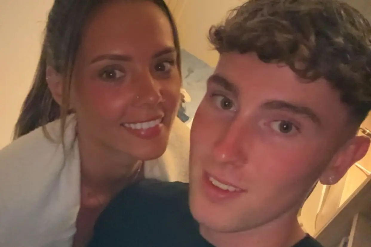 Jacob and girlfriend Holly (SWNS)