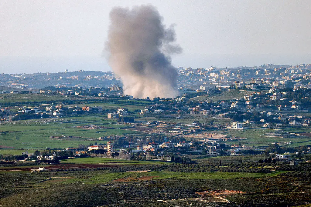 Iranian forces in Lebanon have also been targeted with strikes (Jalaa MAREY / AFP via Getty Images)