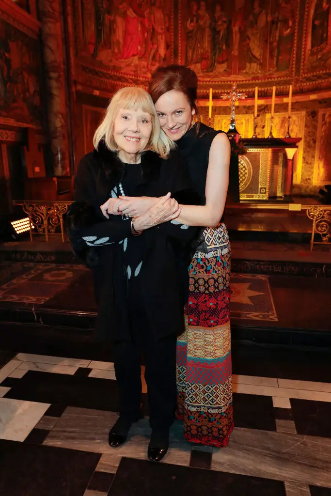 Rachel Stirling with her mother, Diana Rigg (David M. Benett/Dave Benett/Getty Images)