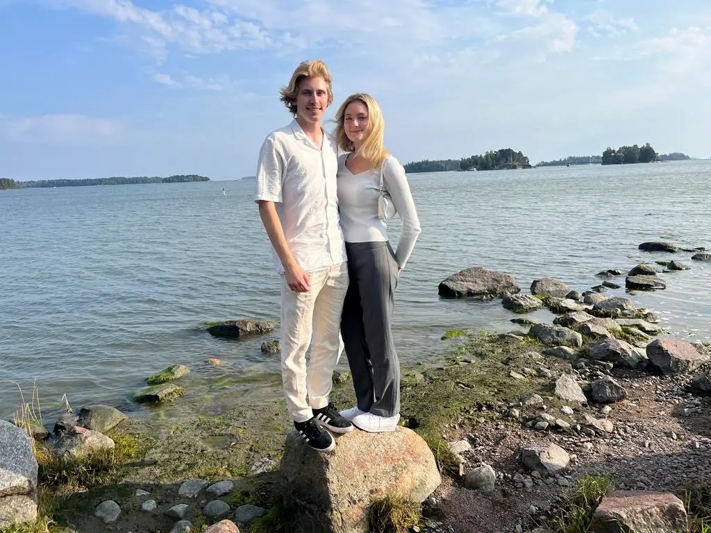 The US couple plan to live on a two and a half acre island (SWNS)