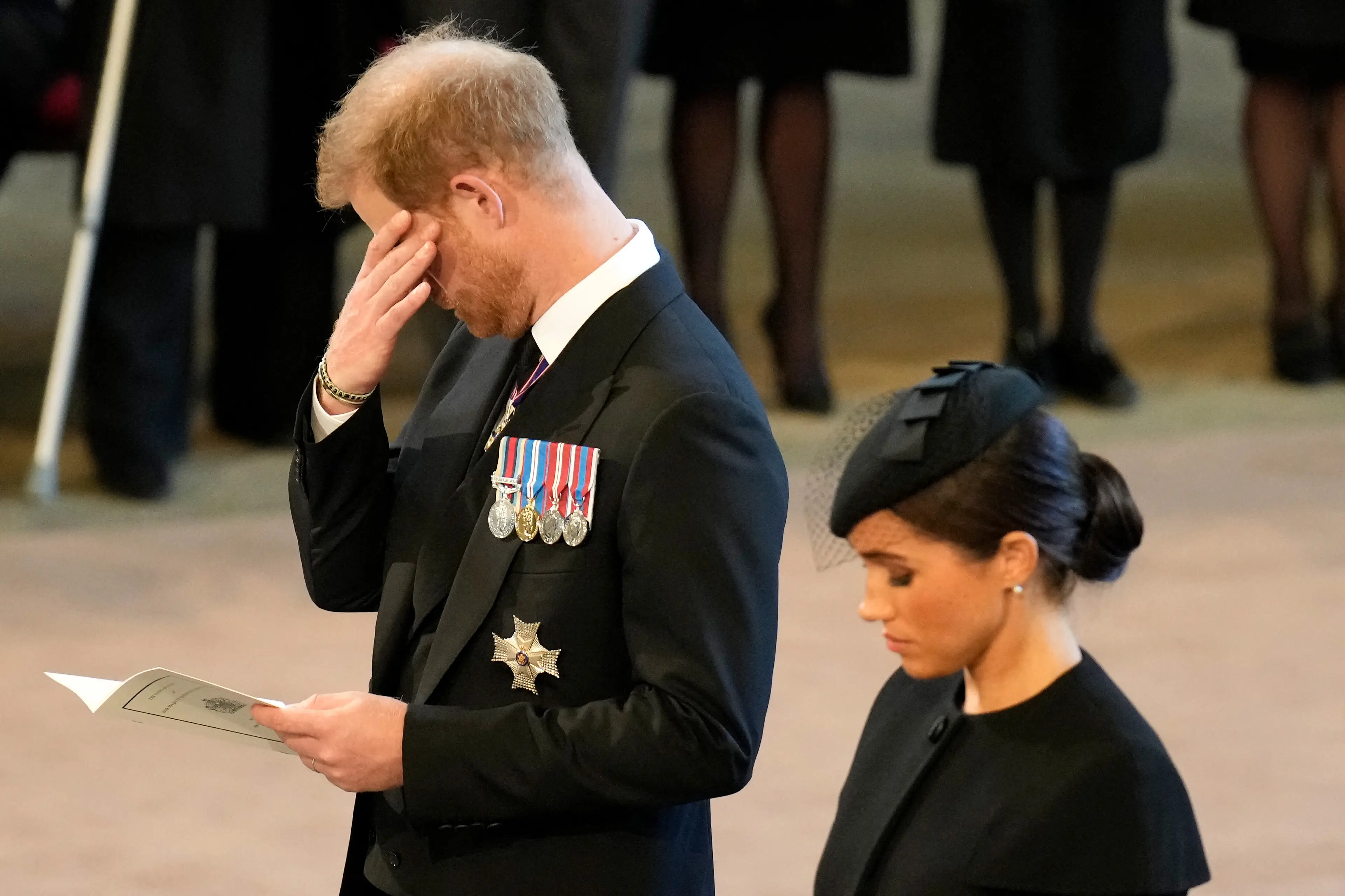 The couple attended the Queen's funeral (Christopher Furlong / POOL / AFP via Getty Images)