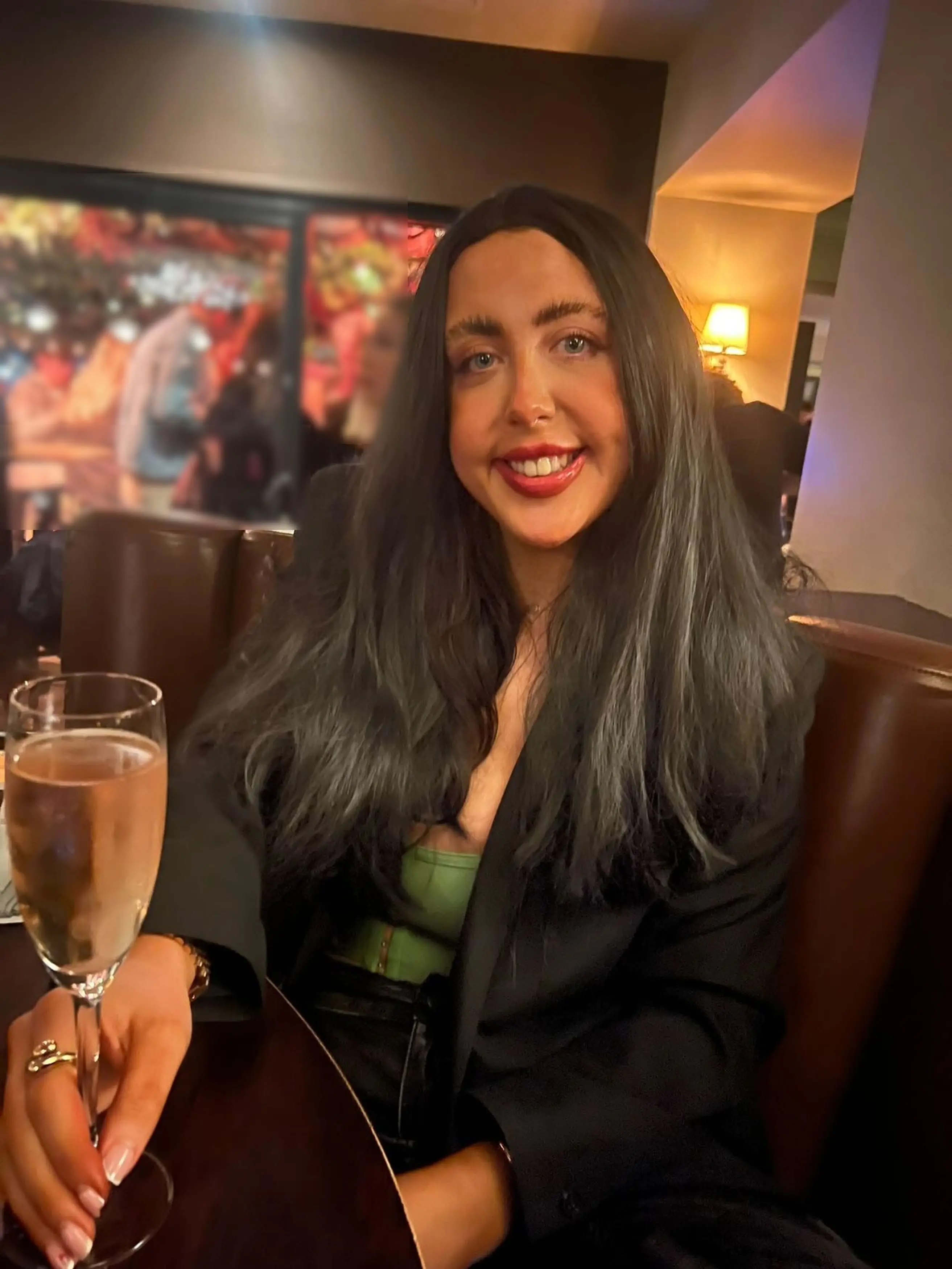 Hannah Roper , 24, says the fortune teller 'predicted' her horror accident in Fenton (Kennedy News and Media)