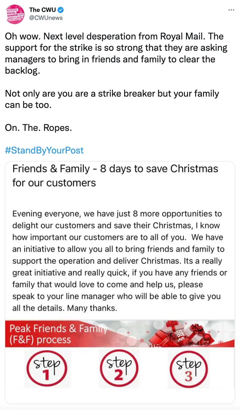 The CWU has slammed the move.