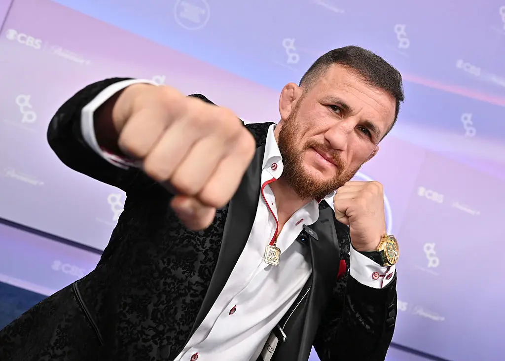 Merab Dvalishvili has sparred with Zuckerberg before (Axelle/Bauer-Griffin/FilmMagic)