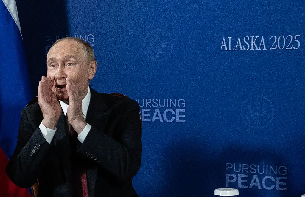 The Russian president allegedly called out a journalist (Andrew Harnik/Getty Image)