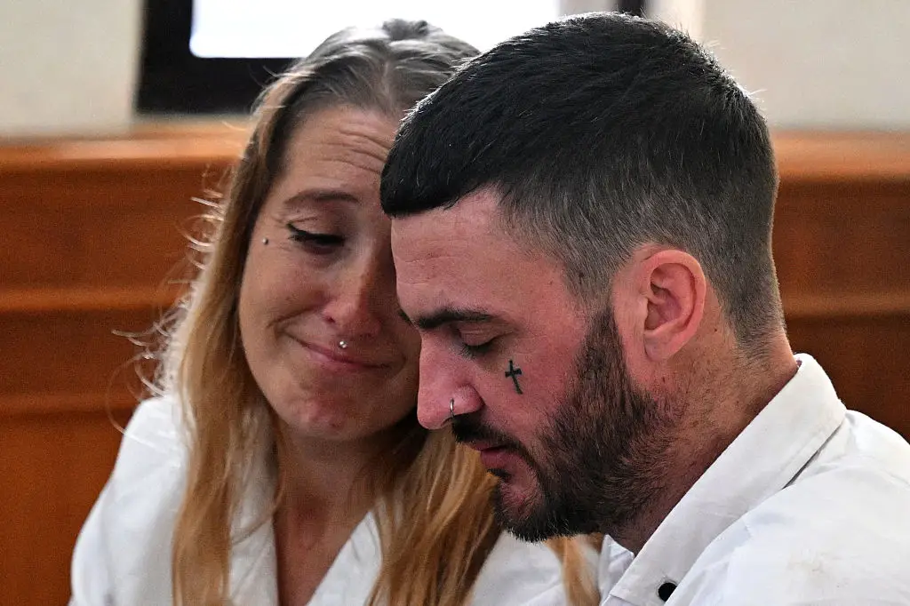 The British couple previously begged for their freedom (SONNY TUMBELAKA/AFP via Getty Images)