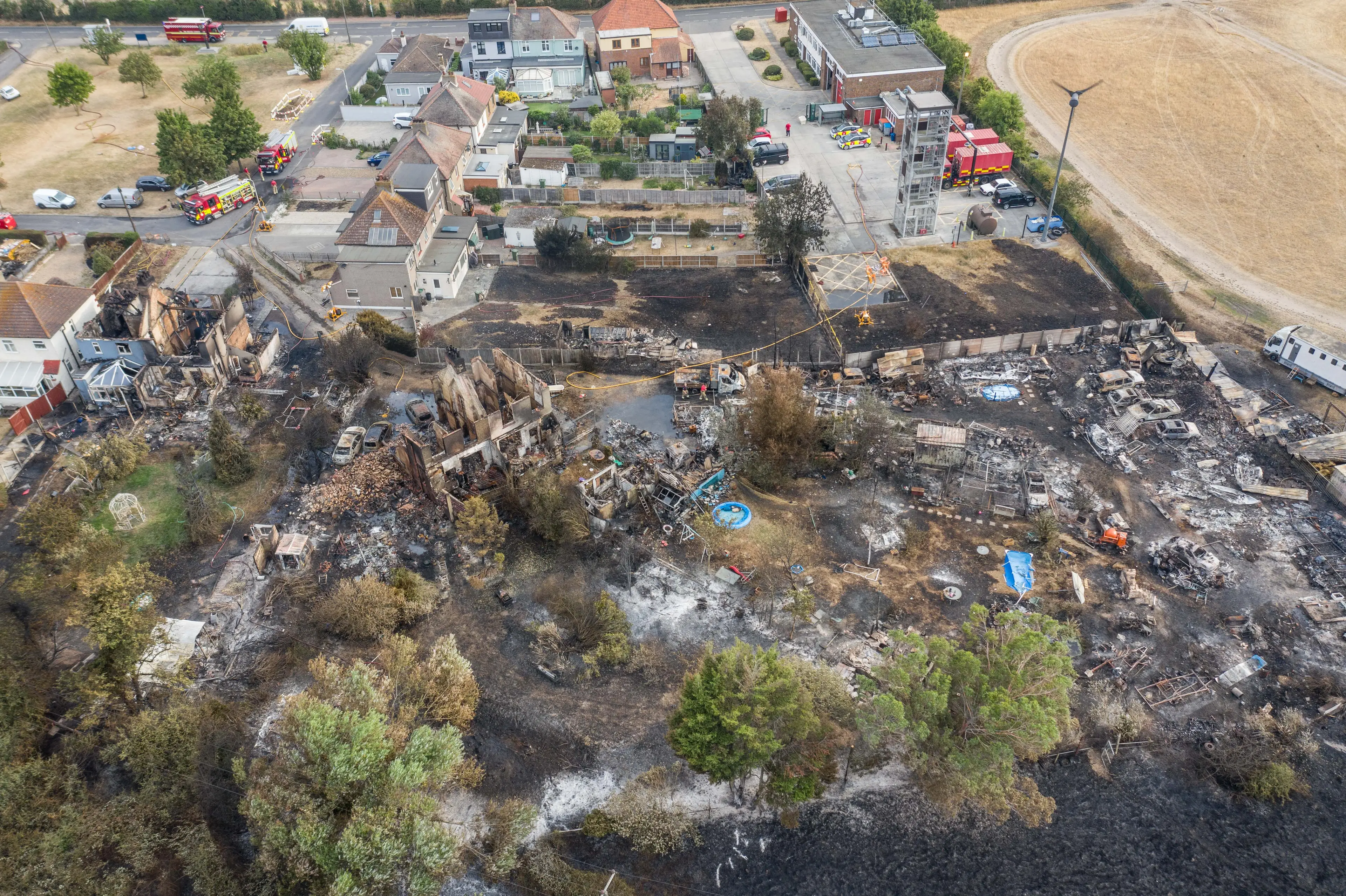 The UK saw record-breaking high temperatures of 40.2 degrees on Tuesday.